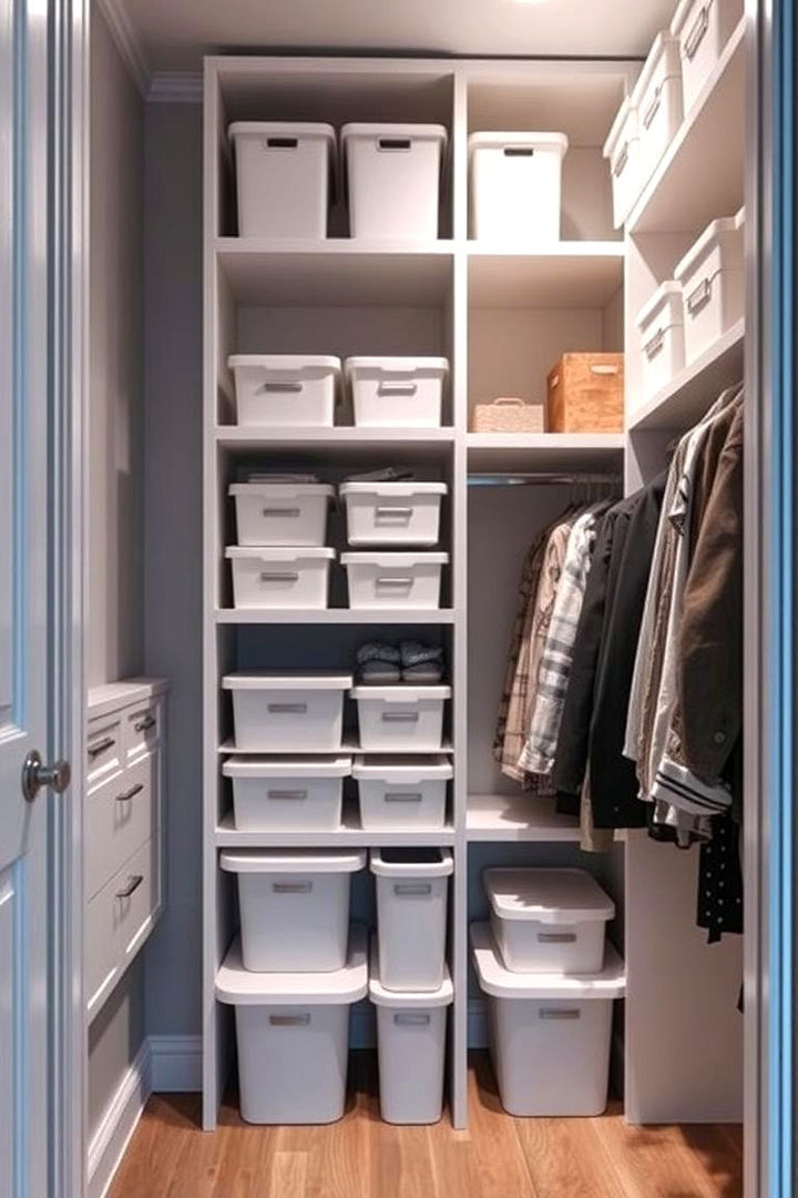 Vertical Storage Solutions - 22 Hall Closet Organization Ideas