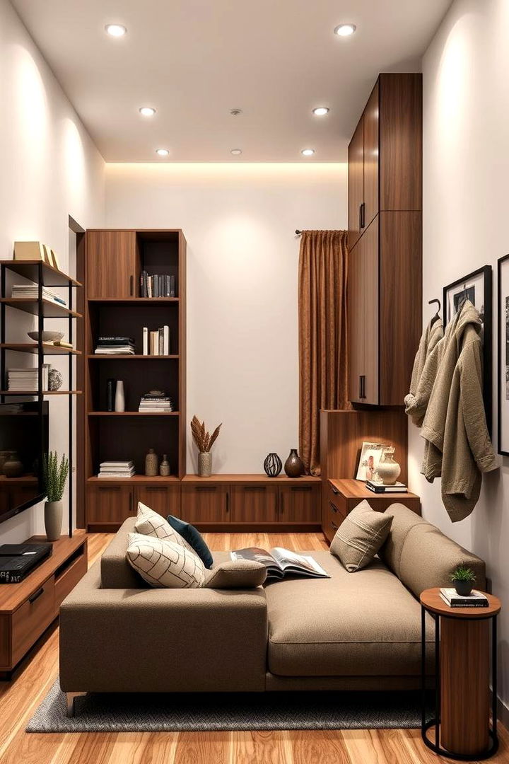 Vertical Storage Solutions - 22 Small Living Room Ideas