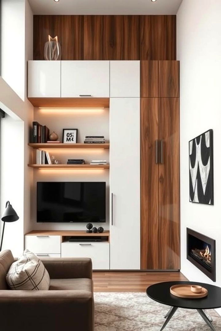 Vertical Storage Solutions - 22 Apartment Small Living Room Ideas