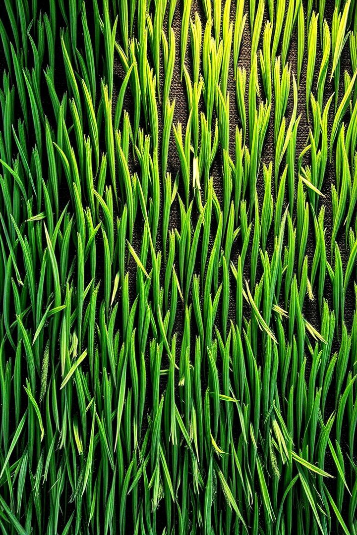 Vertical Stripes Impact - 22 Artificial Grass Wall Design Ideas