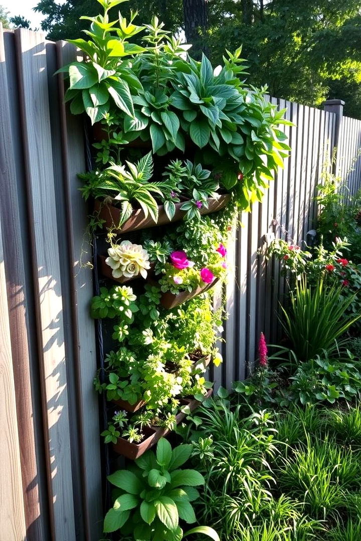 Vertical Succession Planter Integration - 22 Raised Garden Bed Along Fence Ideas