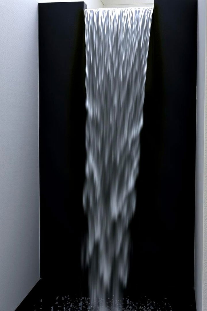 Vertical Waterfall Feature - 22 Small Pool Waterfall Ideas