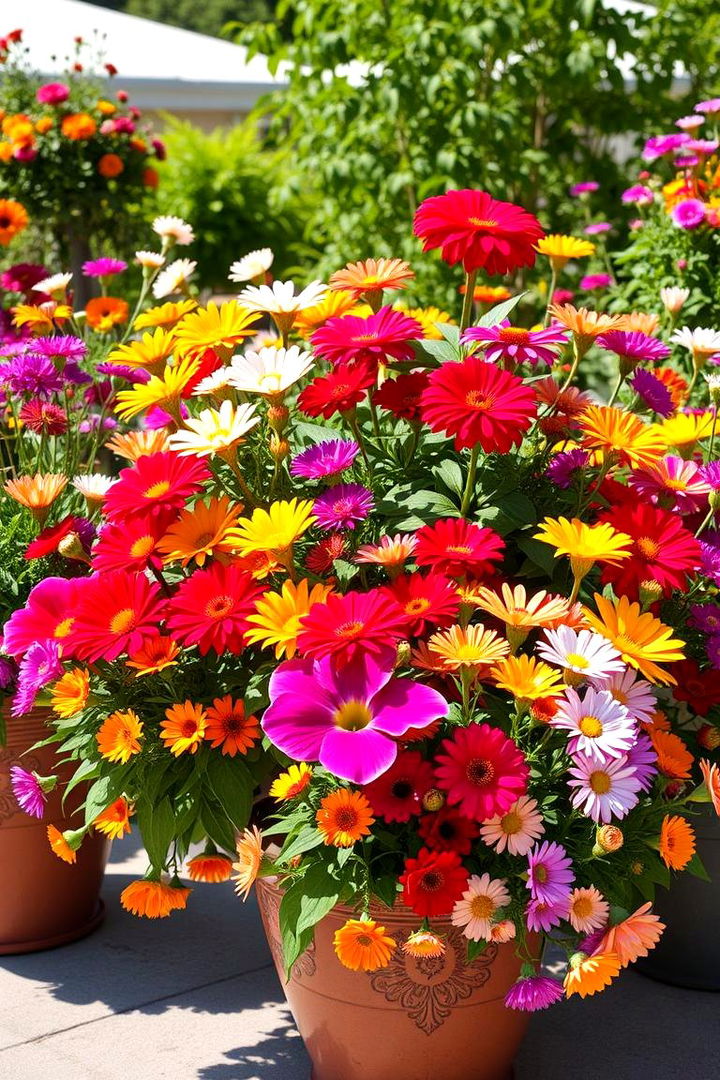 Vibrant Annual Showcase - 22 Container Garden Ideas