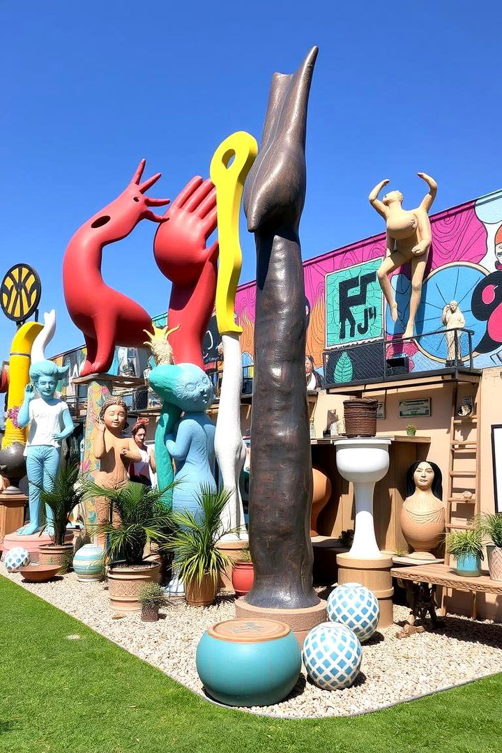 Vibrant Art Installation - 22 Backyard Ideas