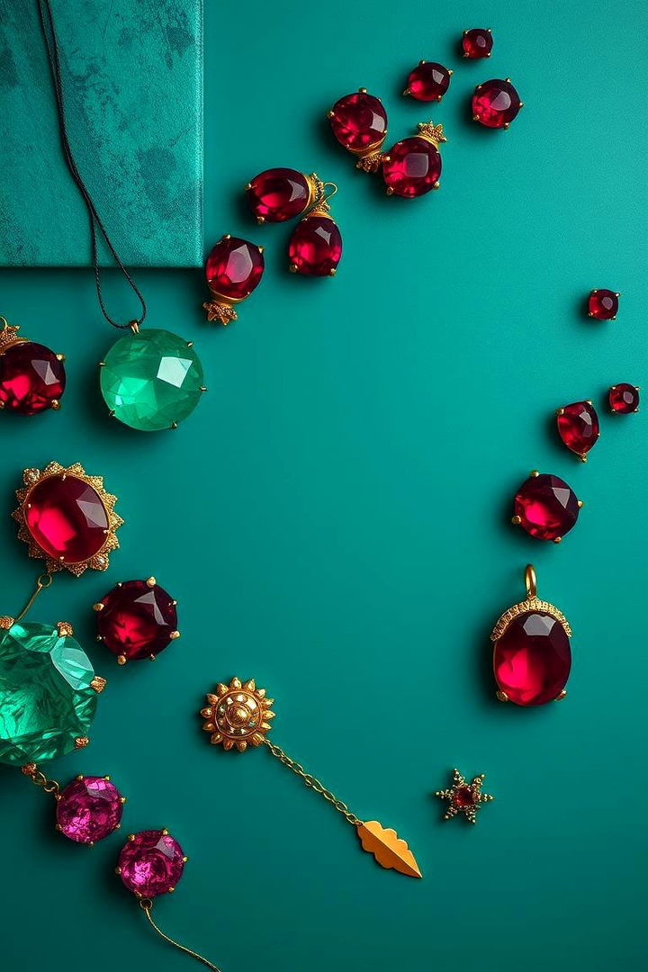 Vibrant Bold Color Palette - 22 Art Deco Wedding Ideas