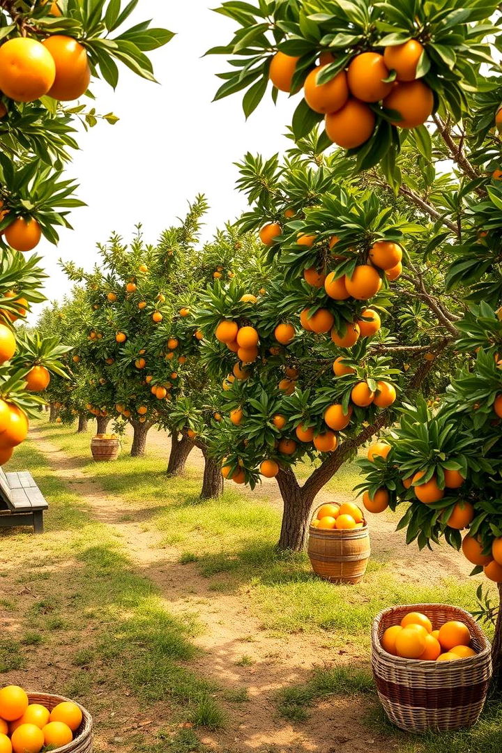 Vibrant Citrus Orchard - 22 Italian Garden Design Ideas