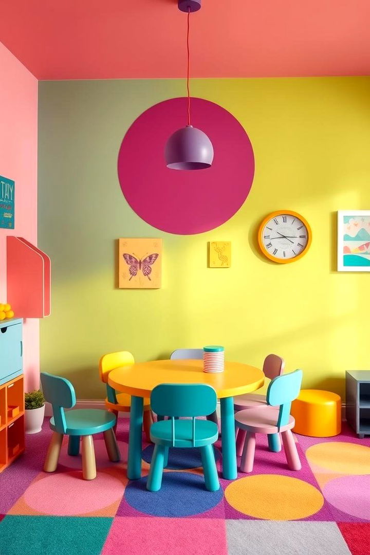 Vibrant Color Palette - 22 Boho Toddler Room Ideas