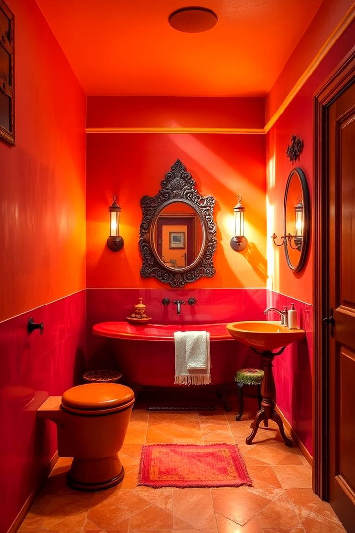 Vibrant Color Palette Inspiration - 22 Spanish Style Bathroom Ideas