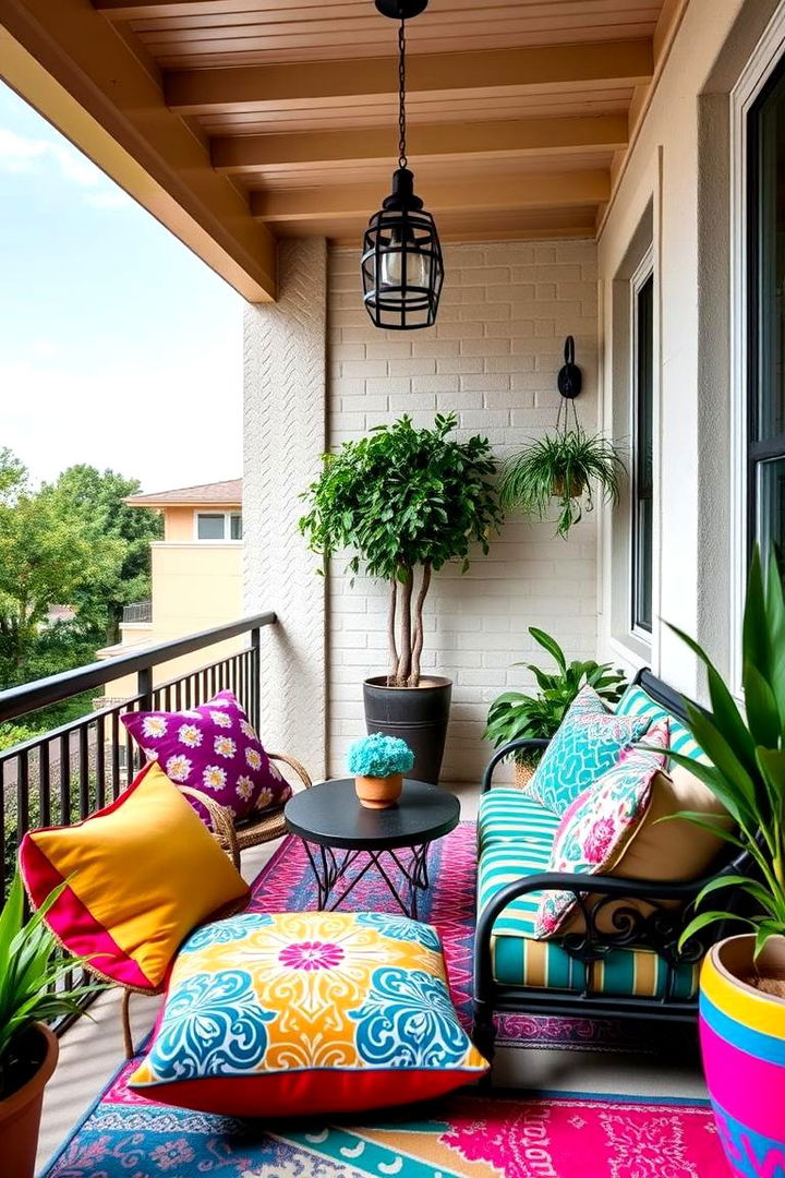 Vibrant Colorful Getaway - 22 Dog Balcony Ideas