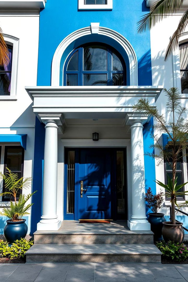 Vibrant Contrasts - 22 Exterior Color Palettes for Small Homes