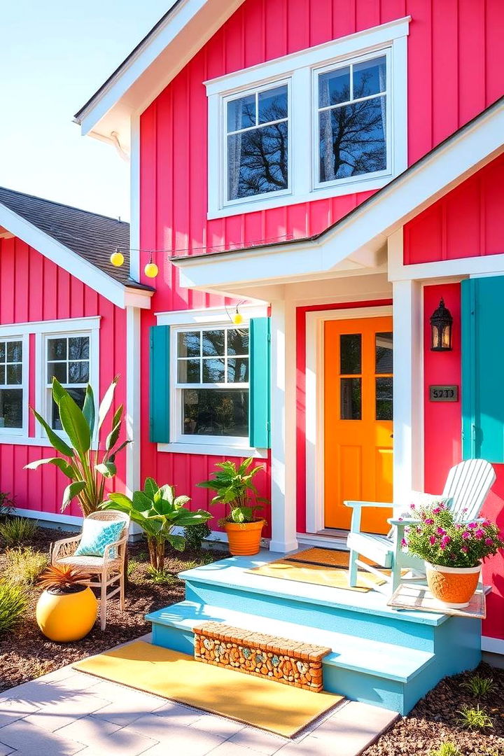 Vibrant Coral Energy - 22 Board and Batten Siding Colors