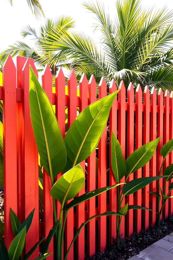 Vibrant Coral for Playful Energy - 22 Fence Paint Colours