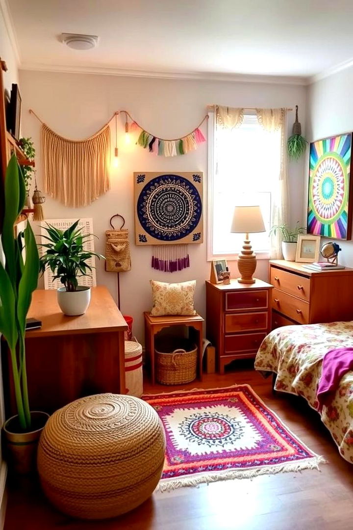Vibrant DIY Decor Projects for Creative Freedom - 22 Colorful Boho Bedroom Ideas