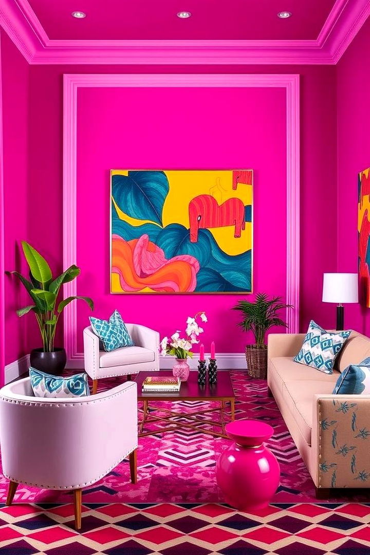 Vibrant Fuchsia Flair - 22 Pink Room Ideas