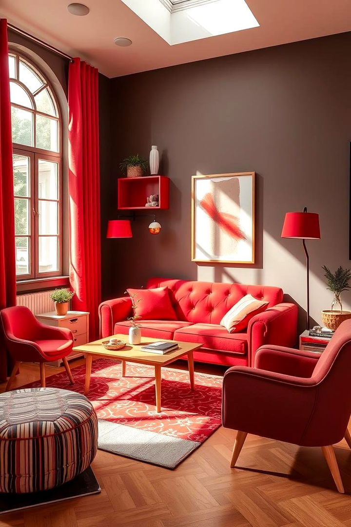 Vibrant Furniture with Red Details - 22 Red Boy Room Ideas