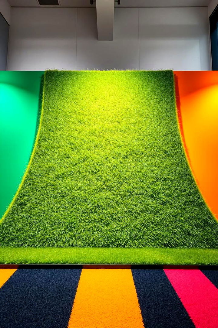 Vibrant Green Installations - 22 Artificial Grass Wall Design Ideas