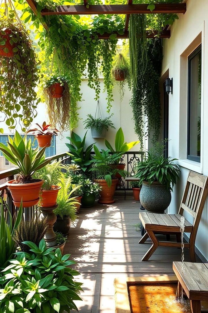 Vibrant Green Oasis - 22 Balcony Deck Ideas