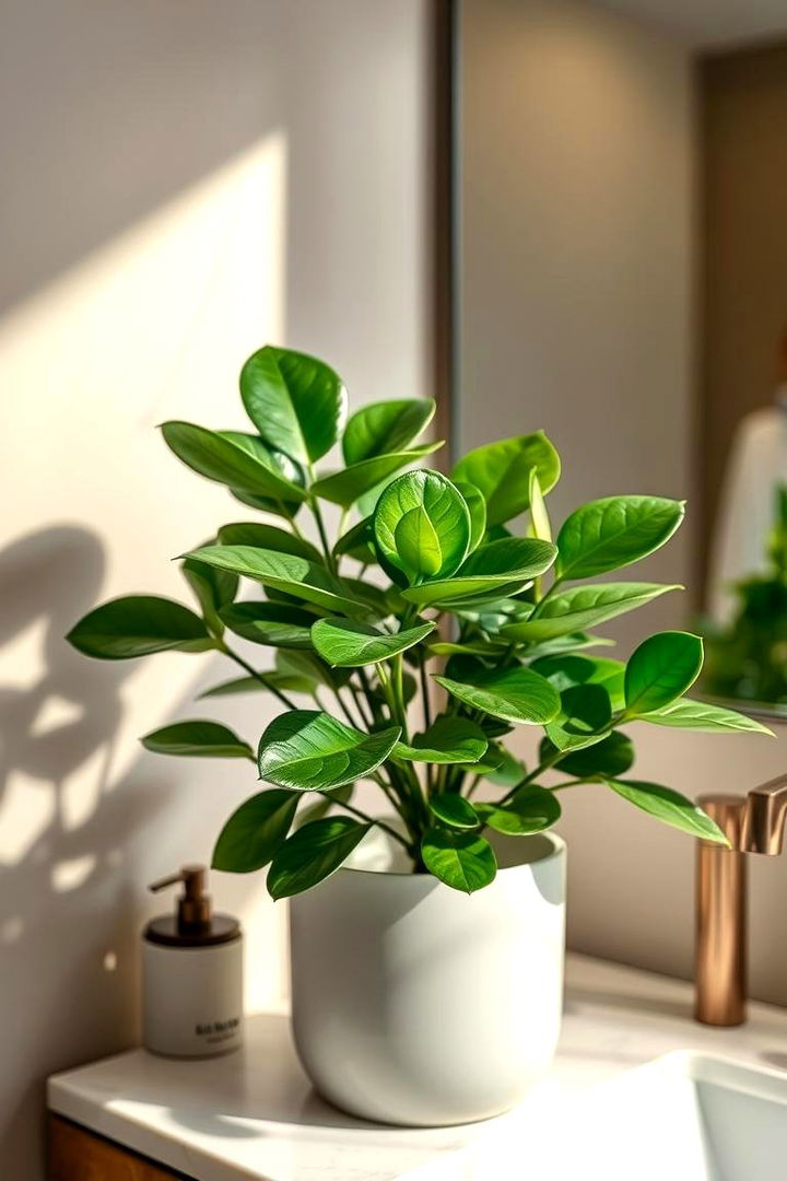 Vibrant Jade Plant - 22 Best Plants for Bathroom