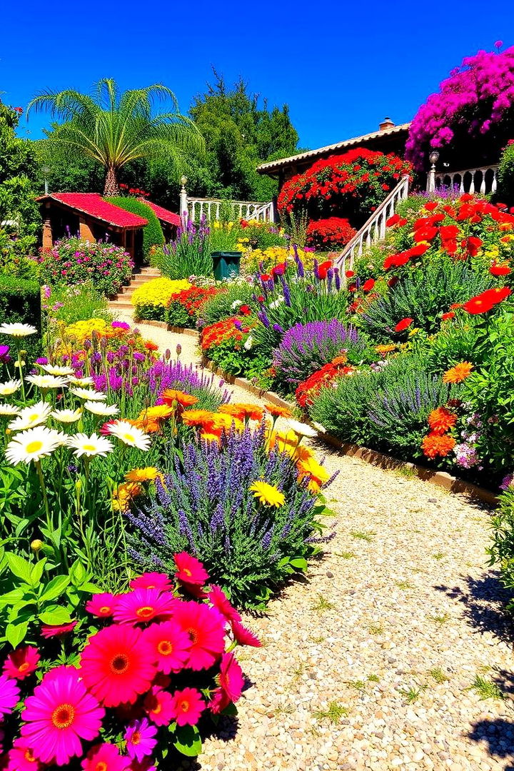 Vibrant Mediterranean Gardens - 22 Spanish Mediterranean House Ideas