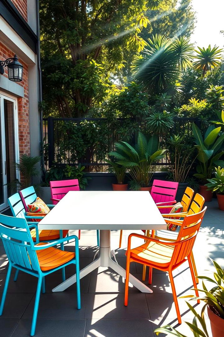 Vibrant Patio Dining Sets - 22 Outdoor Furniture Ideas