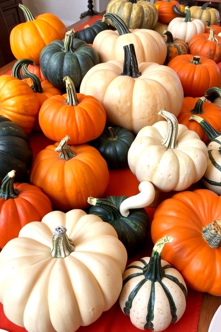 Vibrant Pumpkin Accents - 22 Friendsgiving Decor Ideas