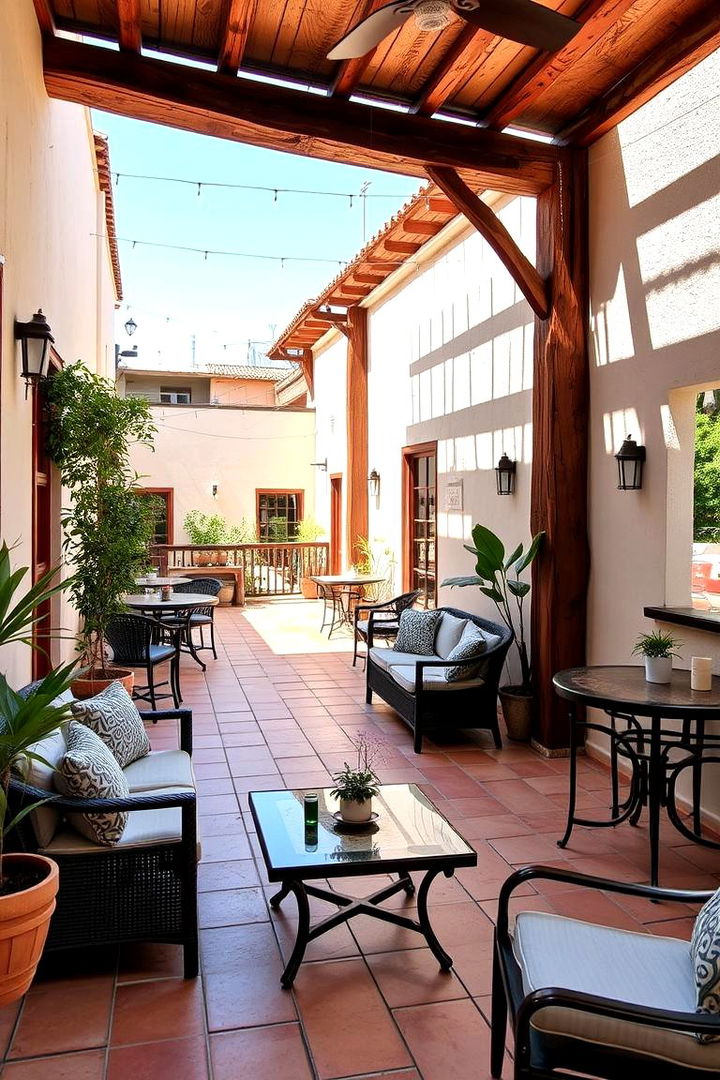 Vibrant Sun Drenched Terraces - 22 front yard spanish style landscaping ideas