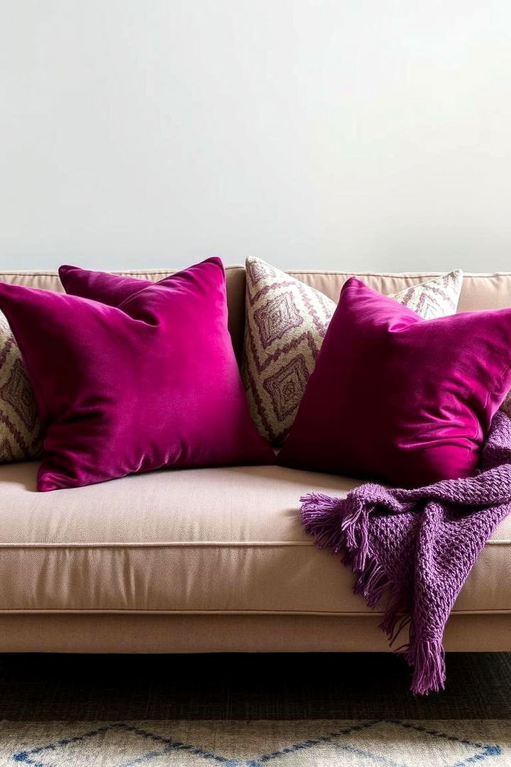 Vibrant Throw Pillows - 22 Ways to Decorate With Jewel Tones