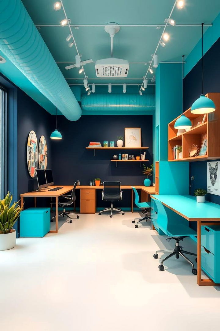 Vibrant Turquoise Twist - 22 Designer-approved Colors That Go With Navy Blue