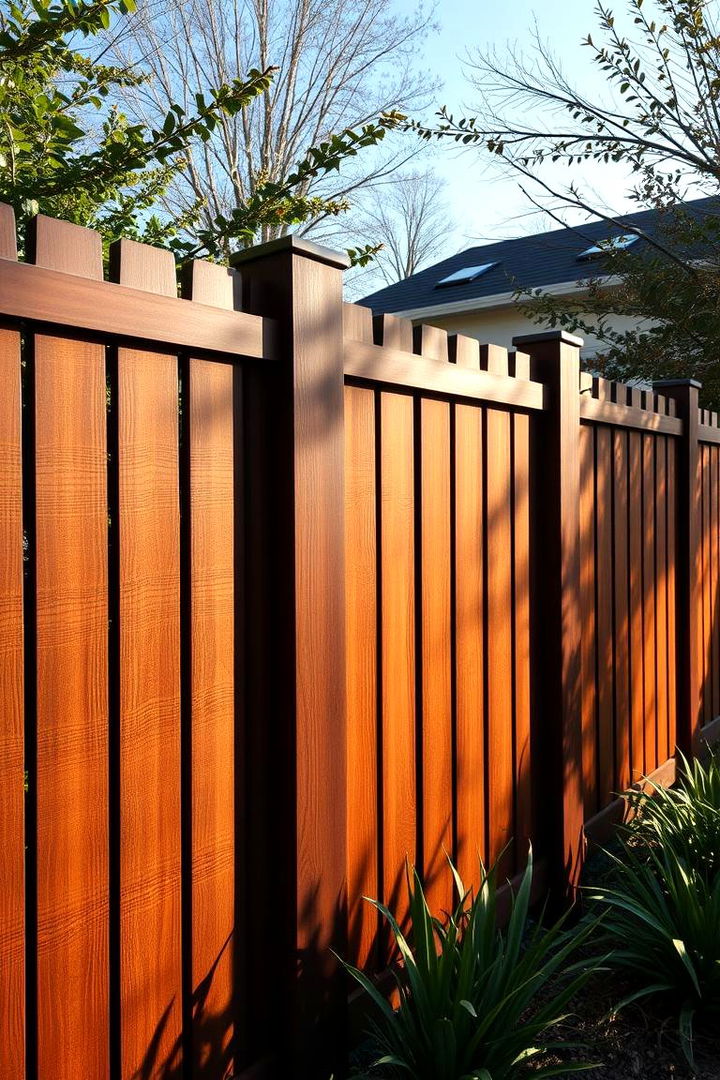 Vibrant Walnut Hue - 22 Fence Stain Colors