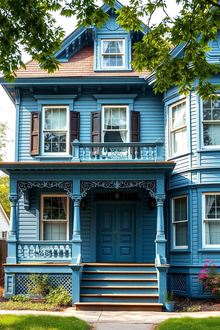 Victorian Era Paint Trends The Rise of Blue - 22 blue victorian house colors