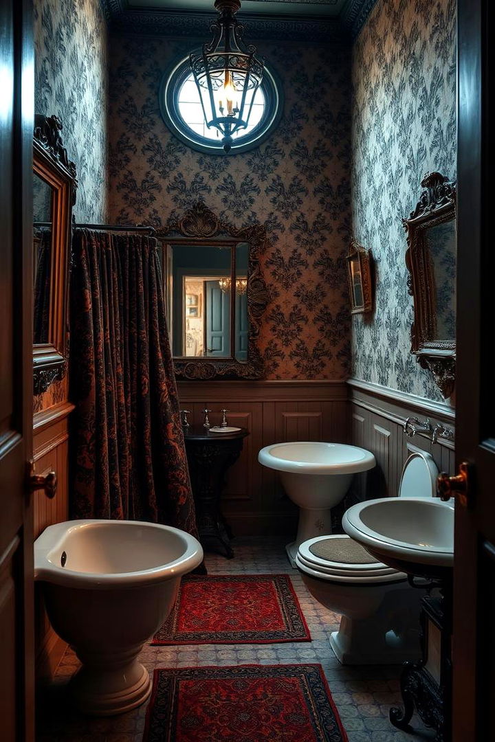 Victorian Gothic Touches - 22 Gothic Bathroom Ideas