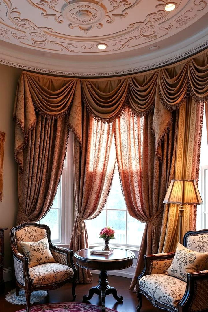Victorian Inspired Draperies and Textiles - 22 Gothic Bedroom Ideas
