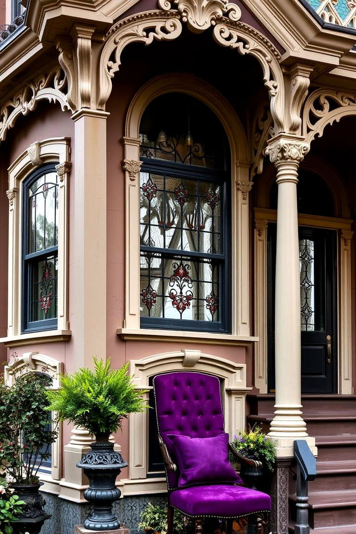 Victorian Purple Grace - 22 Purple House Exterior Ideas
