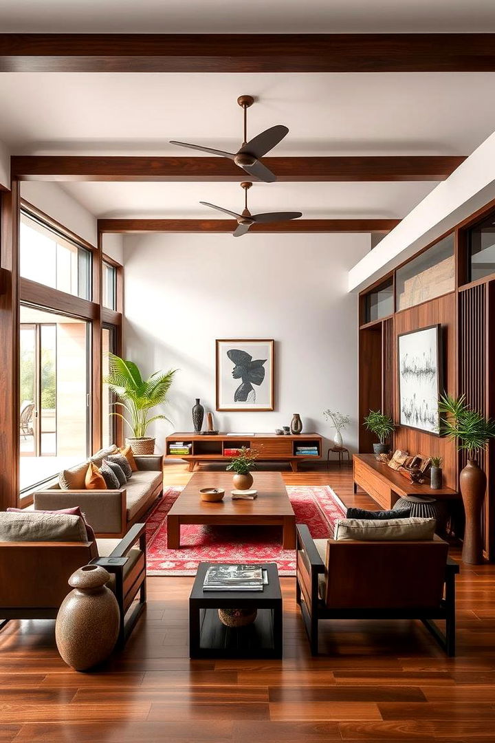Vietnamese Contemporary Blend - 22 Asian Living Room Ideas