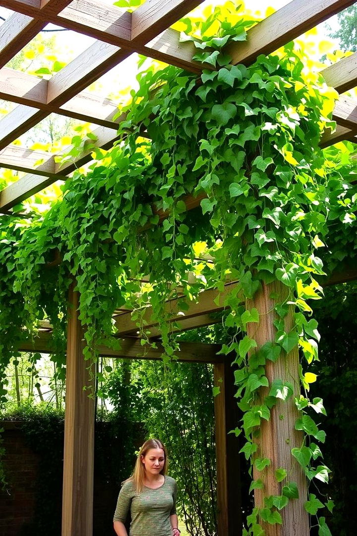 Vining Plants on Pergolas - 22 Garden Screening Ideas