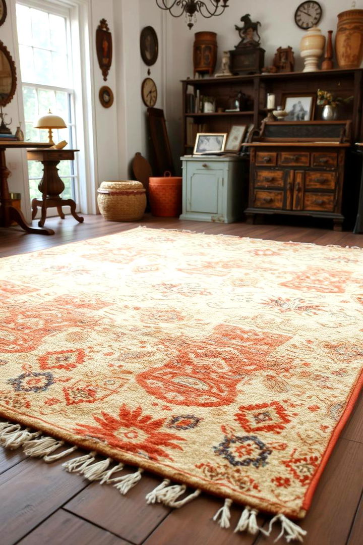 Vintage Accents - 22 Boho Rug Ideas