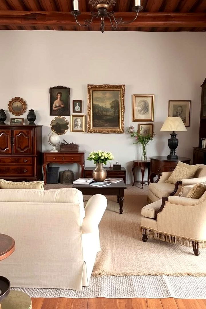 Vintage Accents and Antique Decor - 22 Shabby-chic Style Living Room Ideas