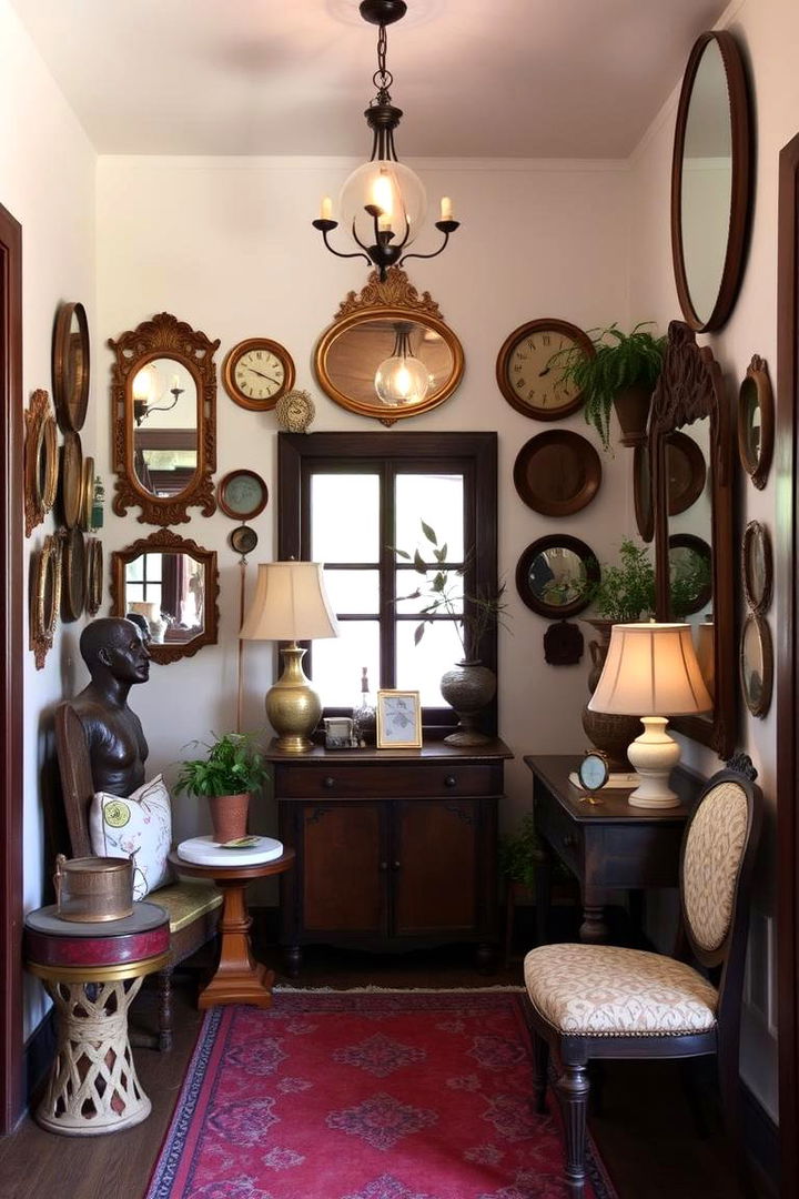 Vintage Accents and Collections - 22 Foyer Decor Ideas