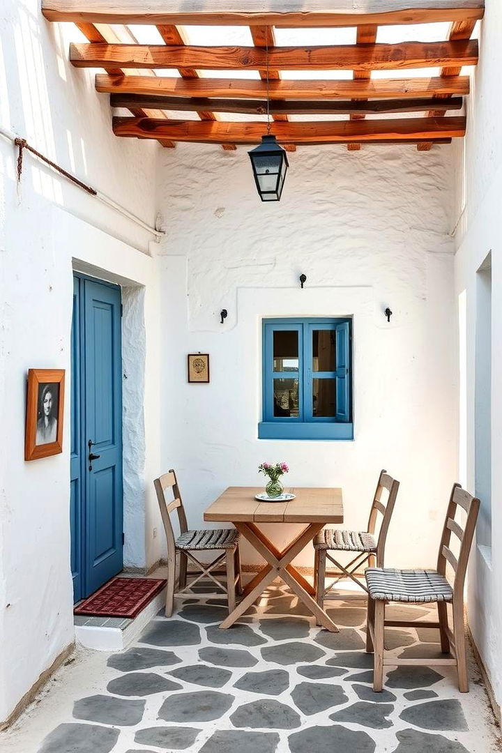 Vintage Aegean Blue - 22 blue exterior house paint ideas