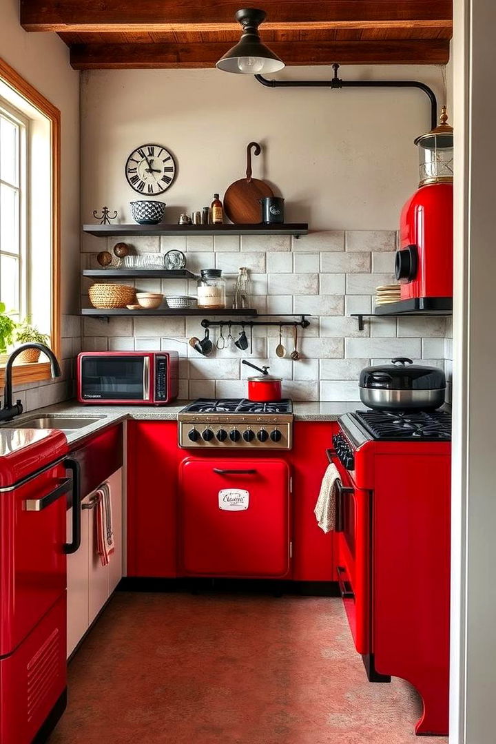 Vintage Aesthetics - 22 red and black kitchen ideas