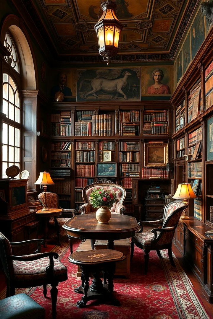 Vintage Antique Library - 22 Home Library Ideas