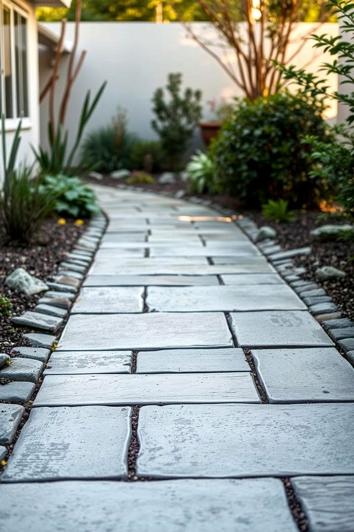 Vintage Antique Look Pavers - 22 Concrete Paver Walkway Ideas