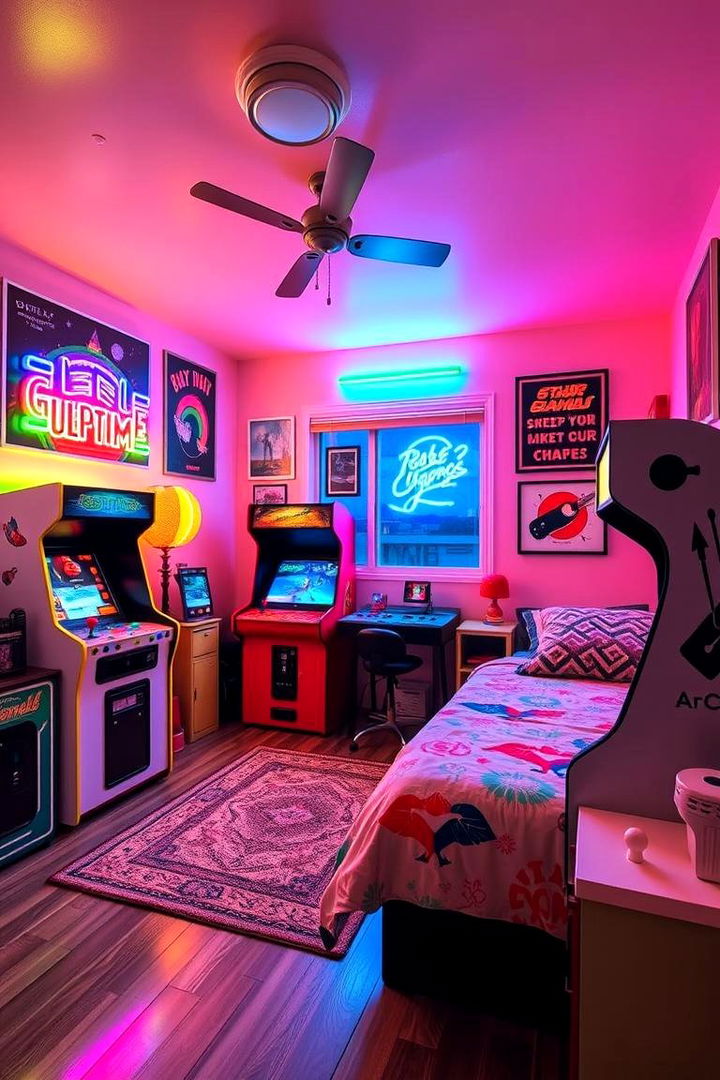 Vintage Arcade Vibes - 22 80s Bedroom Ideas
