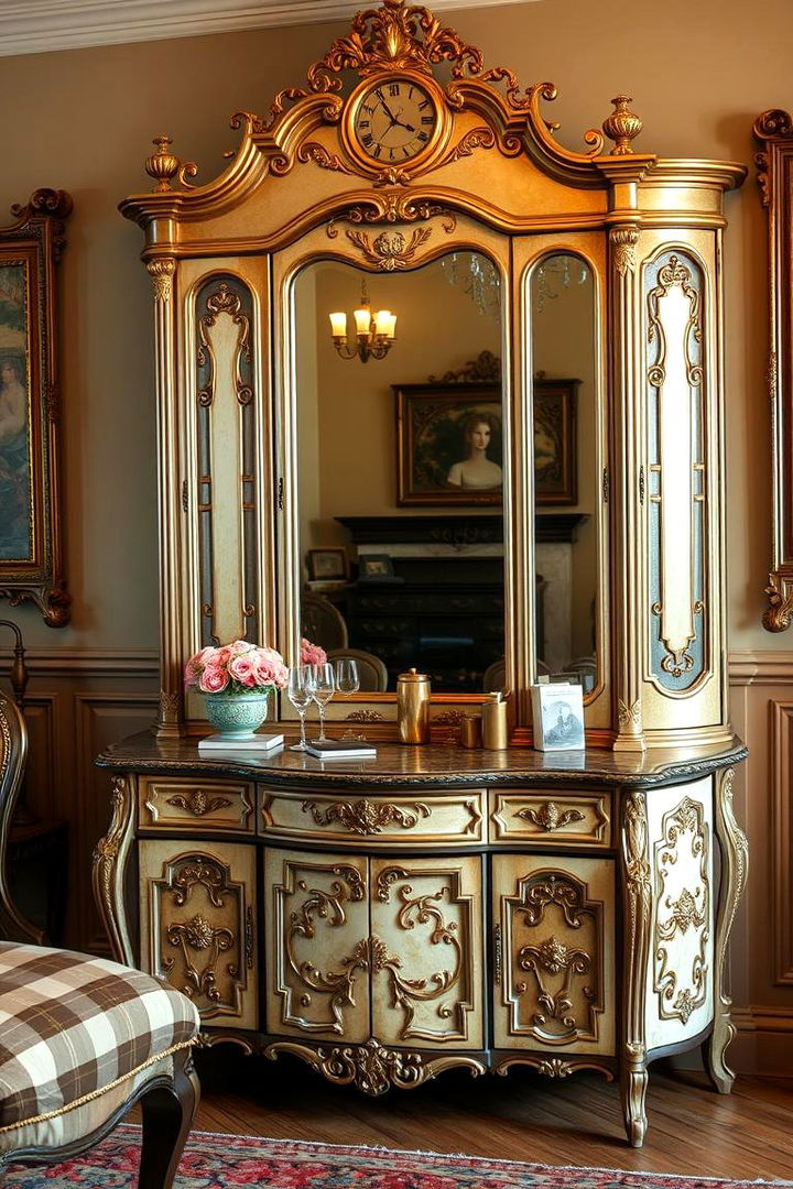 Vintage Art Deco Vanity - 22 Art Deco Bathroom Ideas