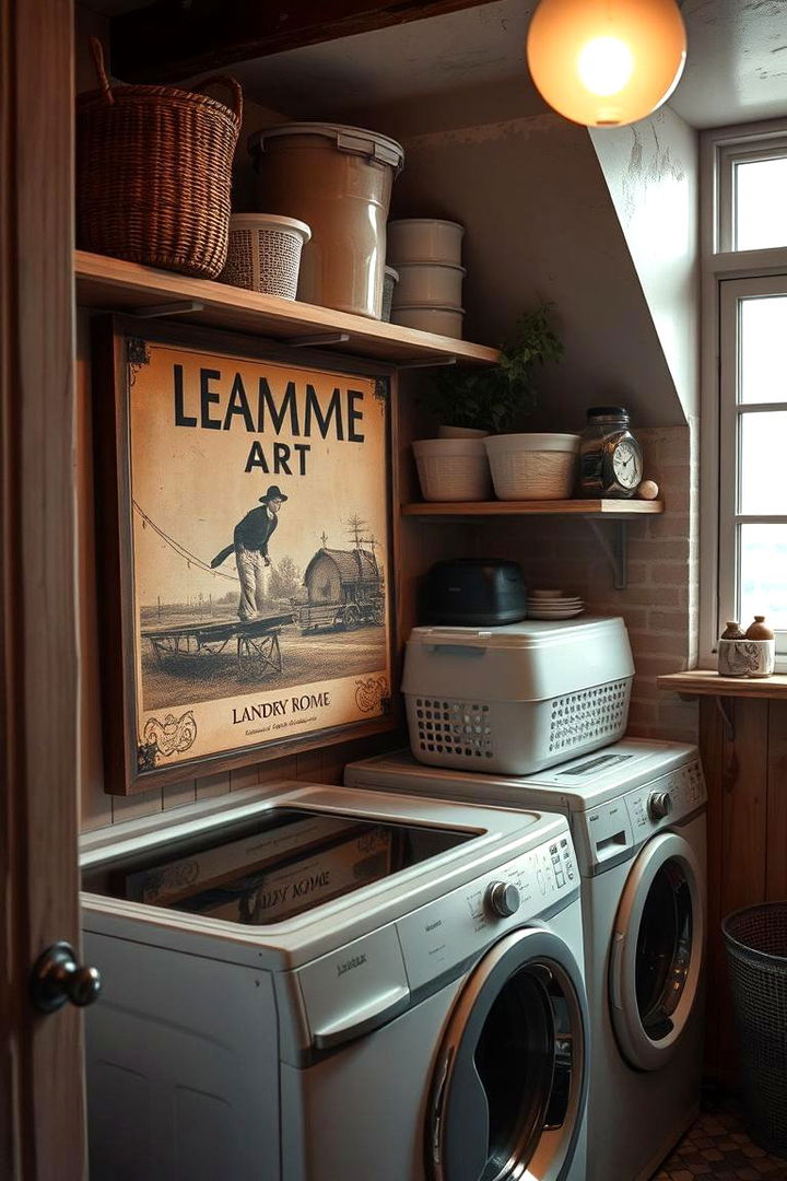 Vintage Art Pieces to Inspire Memories - 22 Vintage Laundry Room Decor Ideas