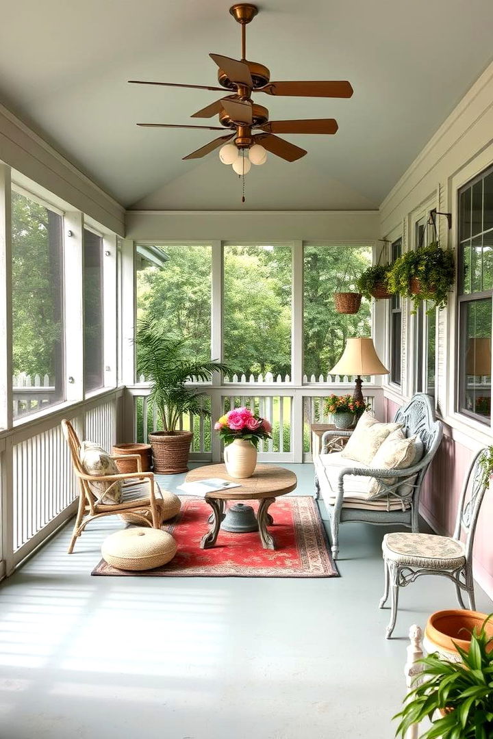 Vintage Atmosphere - 22 Small Screened-in Porch Ideas