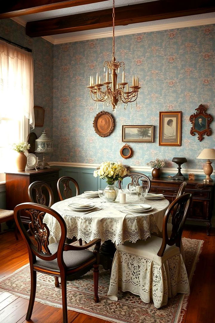Vintage Blue Charm - 22 Blue Dining Room Ideas
