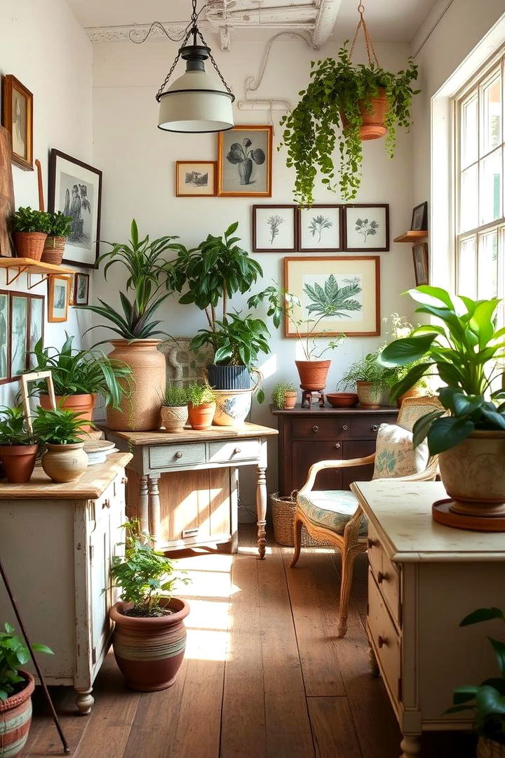 Vintage Botanical Decor - 22 Plant Room Ideas