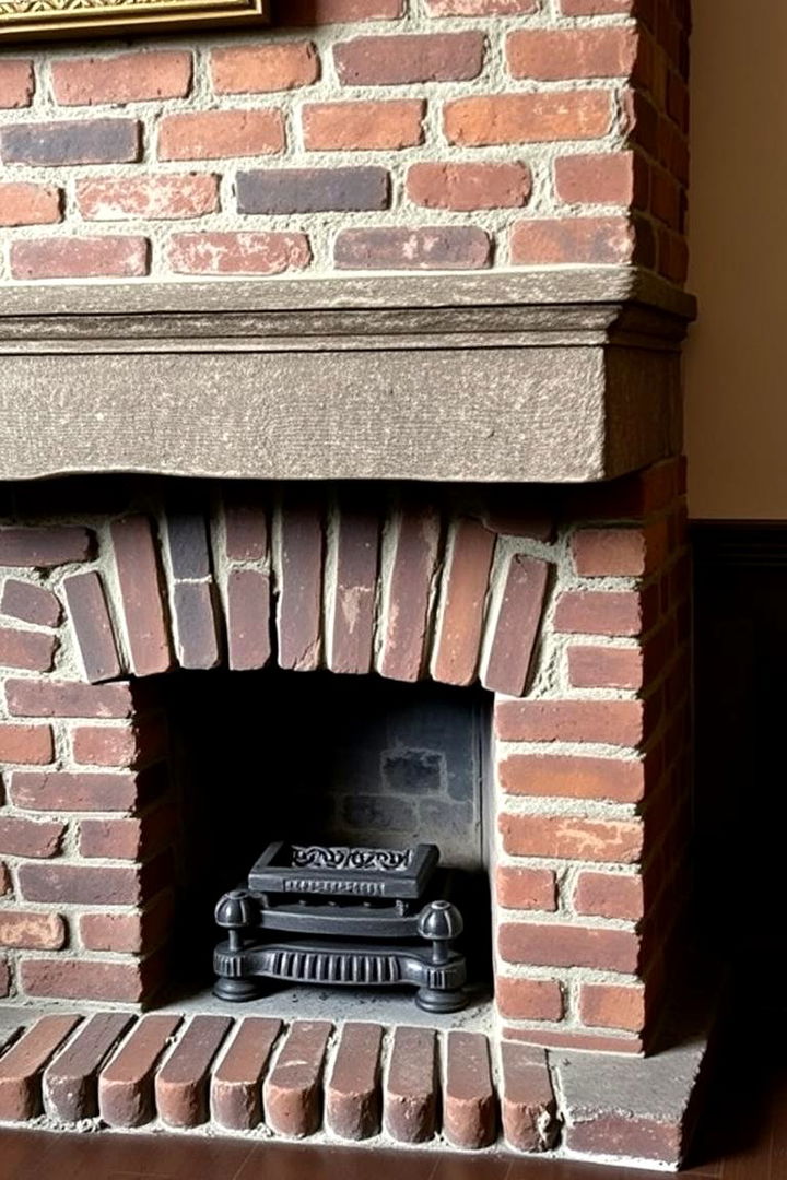 Vintage Brick Corner Fireplace Charm - 22 Corner Fireplace Ideas