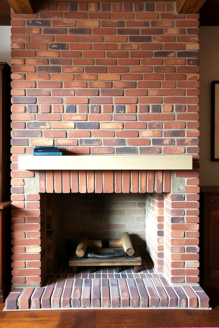 Vintage Brick Designs - 22 Fireplace Built-in Ideas